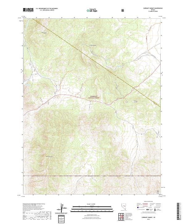 Currant Summit topographic map thumbnail