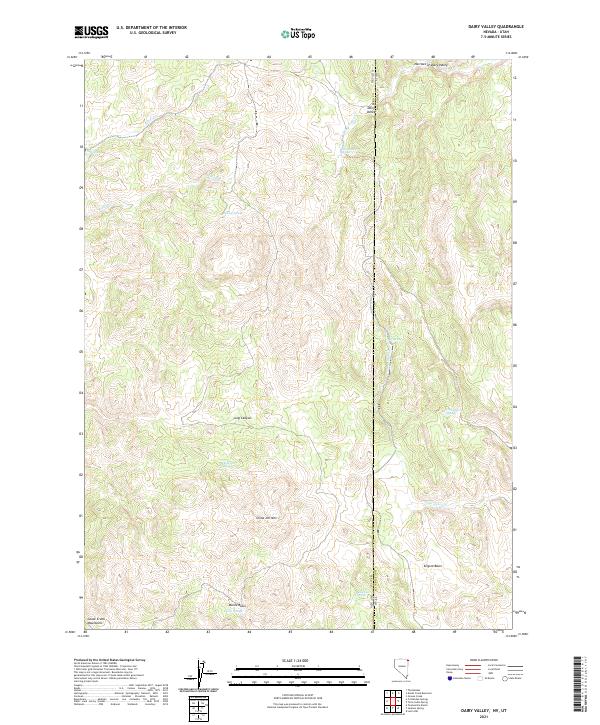 Dairy Valley topographic map thumbnail