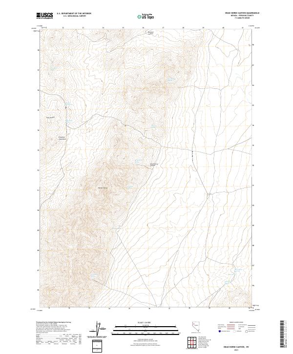 Dead Horse Canyon topographic map thumbnail