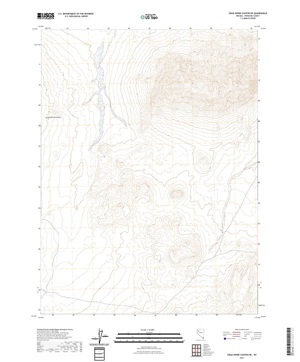 Dead Horse Canyon NE topographic map thumbnail