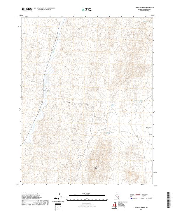 Deadman Spring topographic map thumbnail
