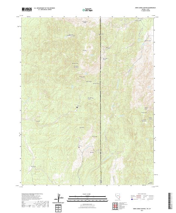 Deer Lodge Canyon topographic map thumbnail