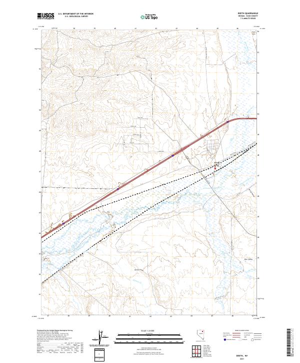Deeth topographic map thumbnail
