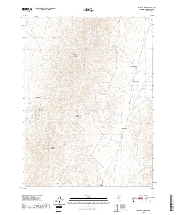 Delvada Spring topographic map thumbnail