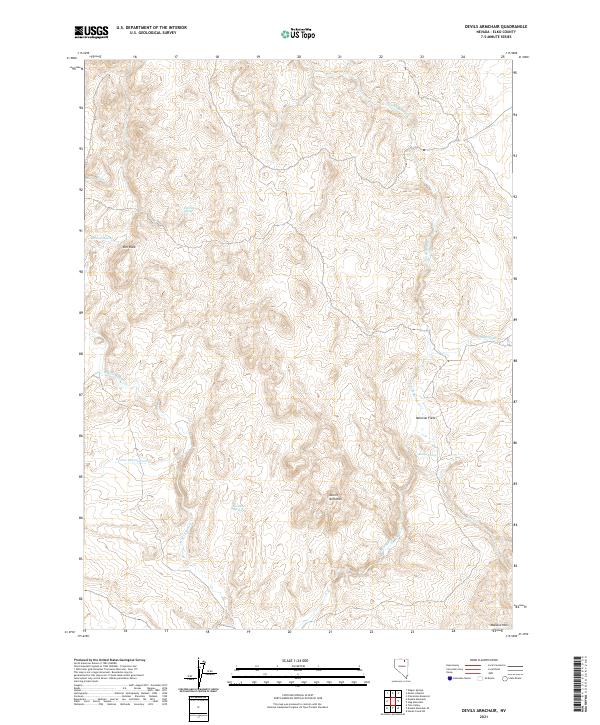 Devils Armchair topographic map thumbnail