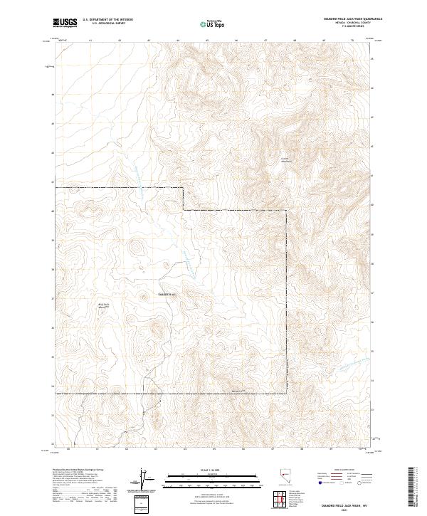 Diamond Field Jack Wash topographic map thumbnail