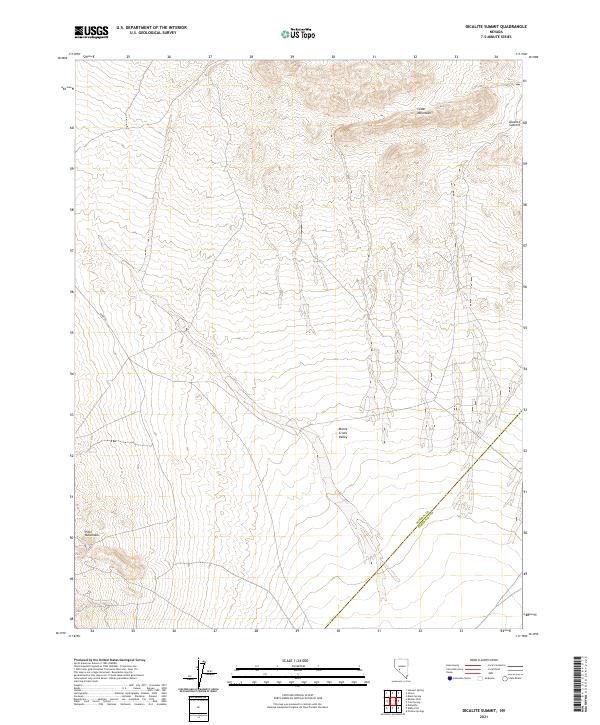 Dicalite Summit 2021 topographic map thumbnail