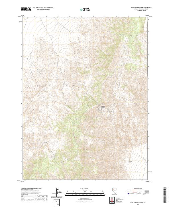 Dixie Hot Springs NE topographic map thumbnail