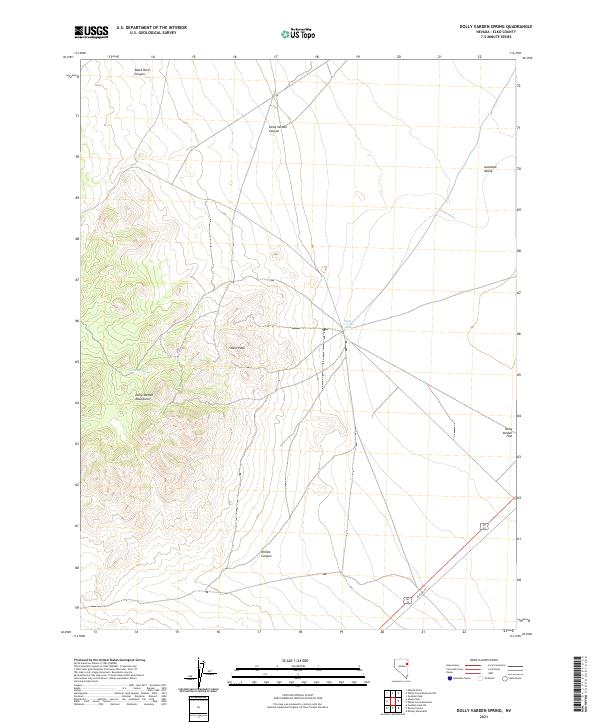 Dolly Varden Spring 2021 topographic map thumbnail