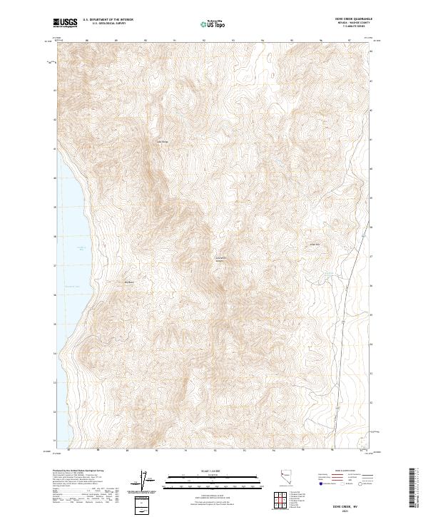 Dove Creek topographic map thumbnail