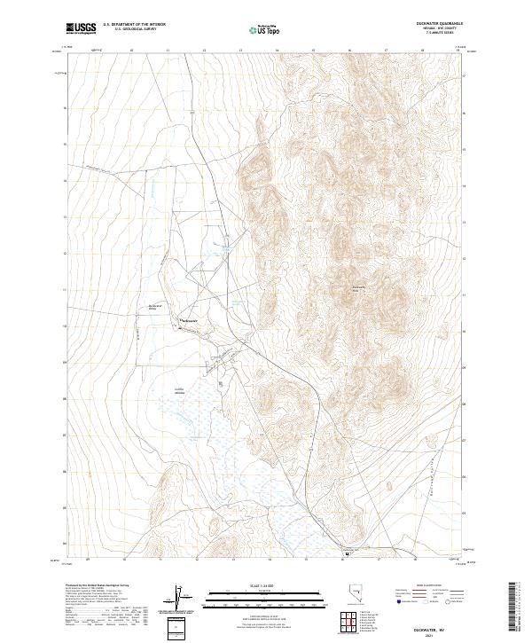 Duckwater topographic map thumbnail