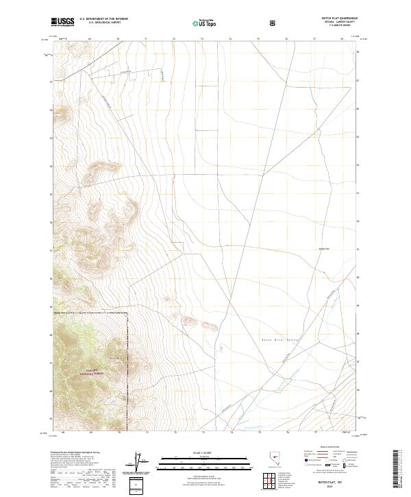 Dutch Flat 2021 topographic map thumbnail
