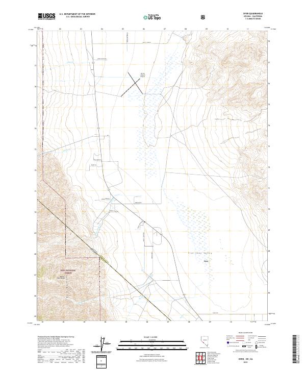 Dyer topographic map thumbnail