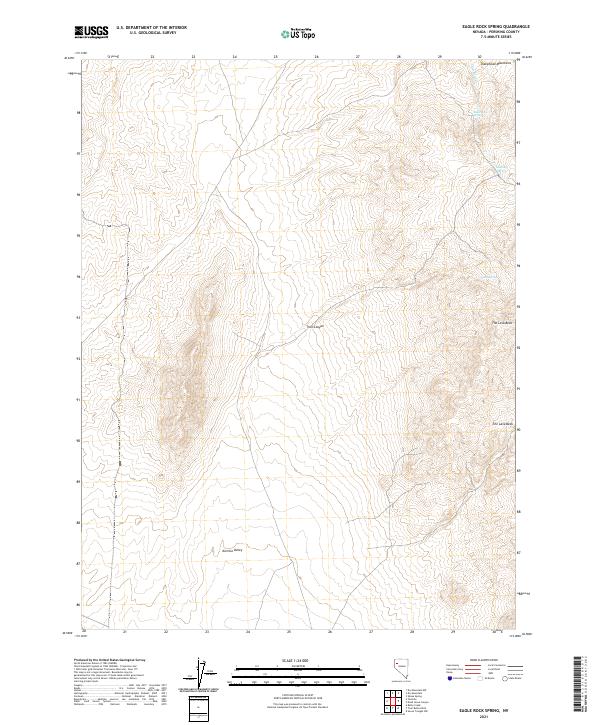 Eagle Rock Spring 2021 topographic map thumbnail