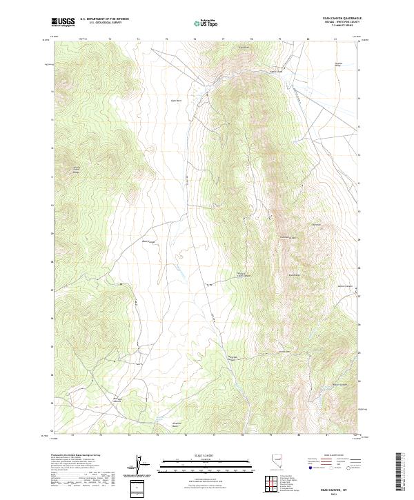 Egan Canyon 2021 topographic map thumbnail