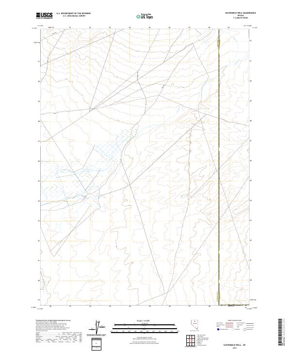 Elevenmile Well topographic map thumbnail