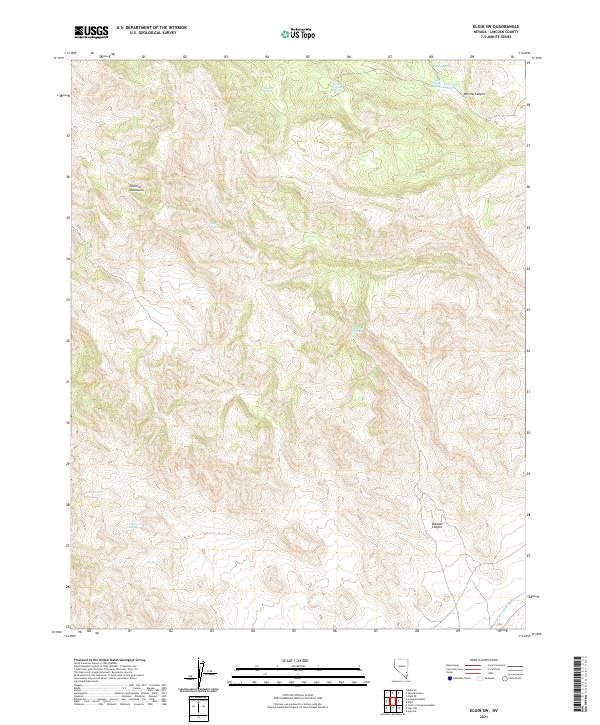 Elgin SW 2021 topographic map thumbnail