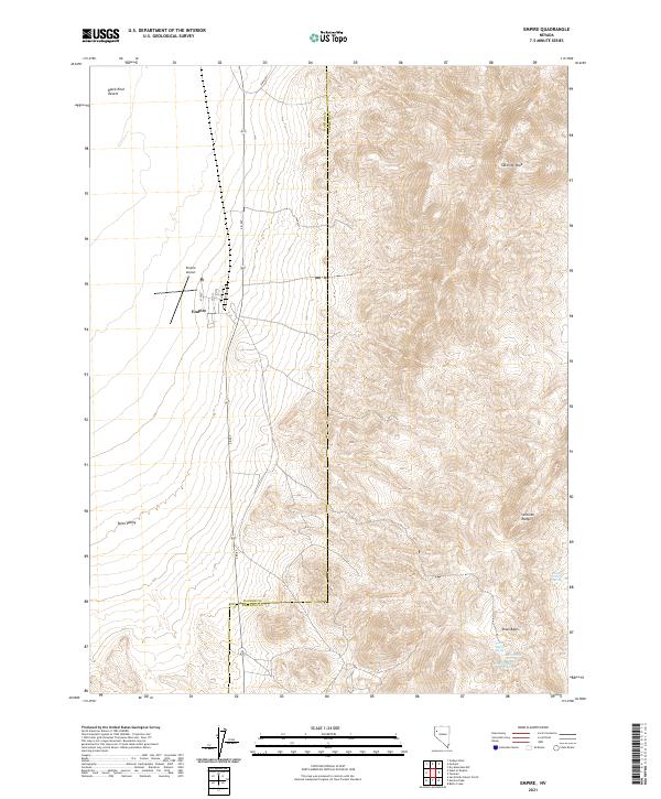 Empire 2021 topographic map thumbnail