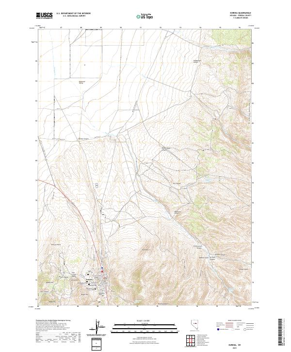 Eureka 2021 topographic map thumbnail