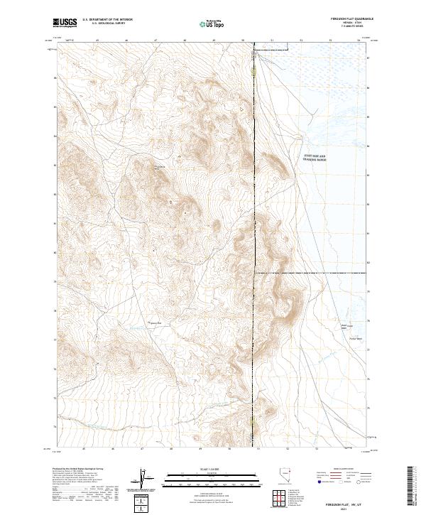 Ferguson Flat 2021 topographic map thumbnail