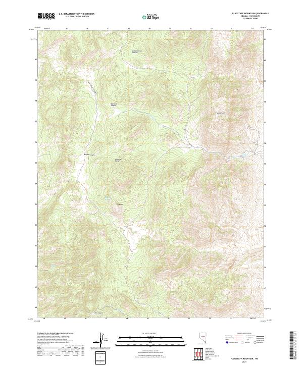 Flagstaff Mountain 2021 topographic map thumbnail
