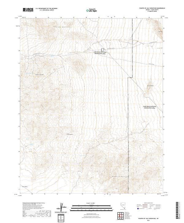 Fourth of July Mountain topographic map thumbnail
