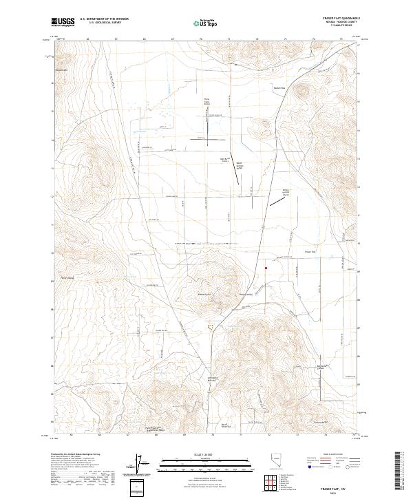 Fraser Flat 2021 topographic map thumbnail