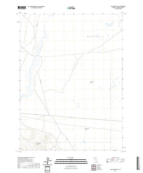 Gallagher Flat 2021 topographic map thumbnail
