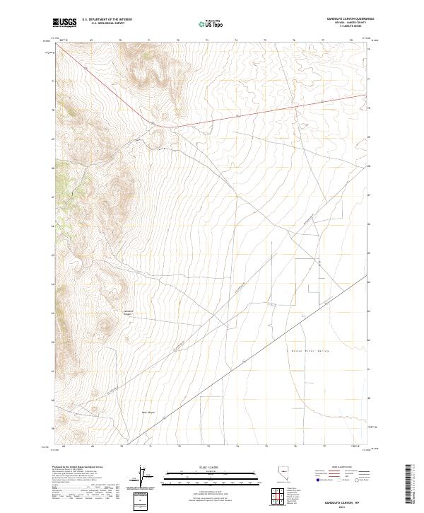 Gandolfo Canyon topographic map thumbnail