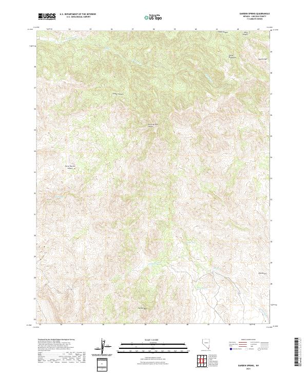 Garden Spring 2021 topographic map thumbnail