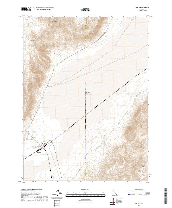 Gerlach 2021 topographic map thumbnail