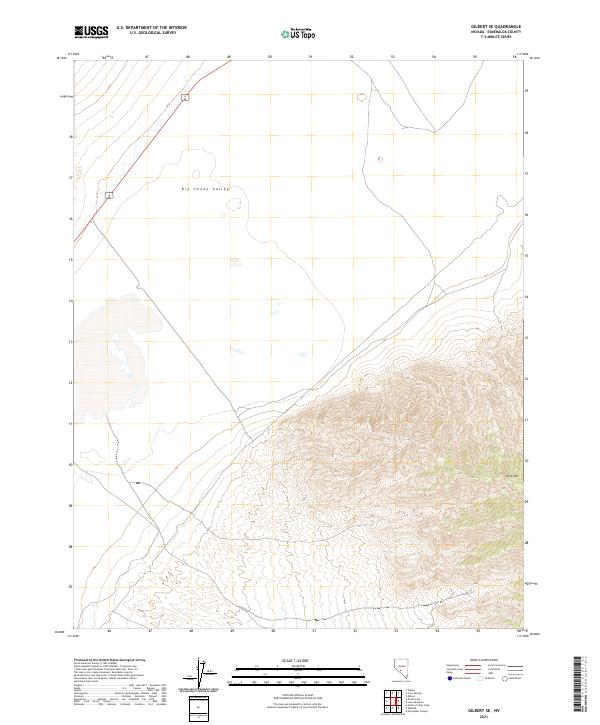 Gilbert SE 2021 topographic map thumbnail
