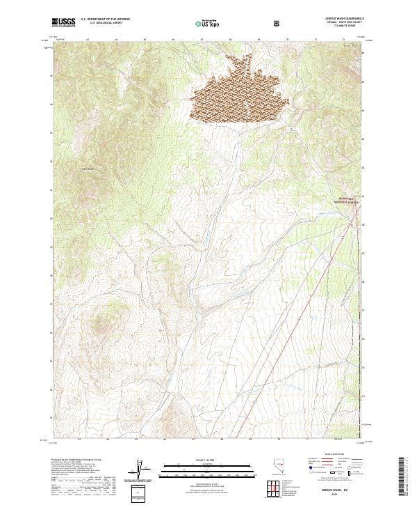 Giroux Wash topographic map thumbnail