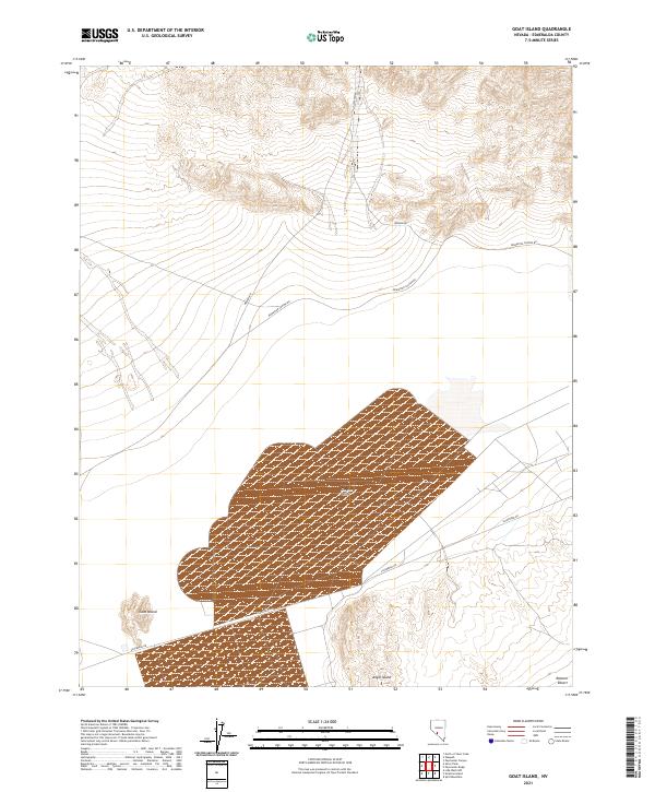 Goat Island topographic map thumbnail