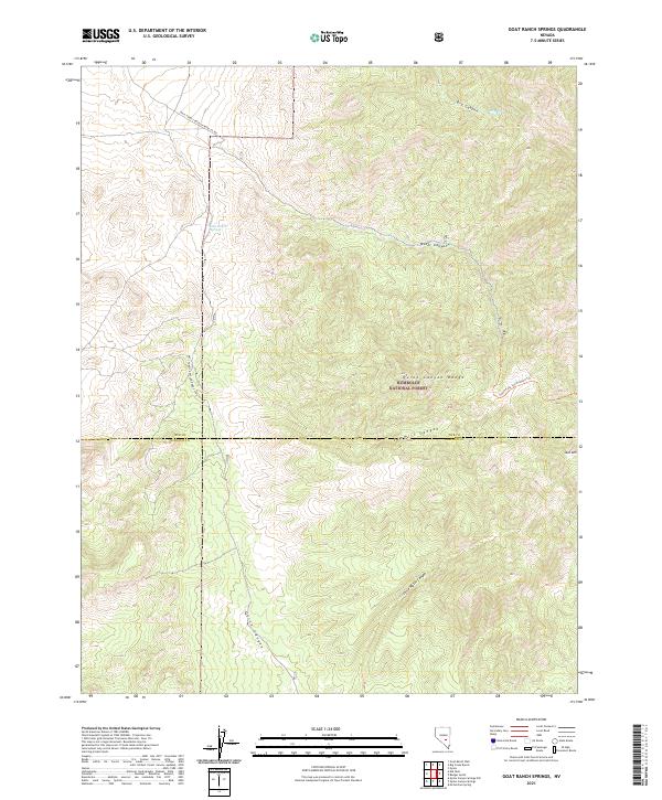 Goat Ranch Springs topographic map thumbnail