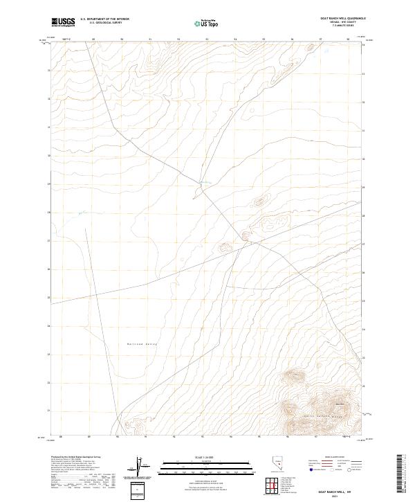 Goat Ranch Well topographic map thumbnail