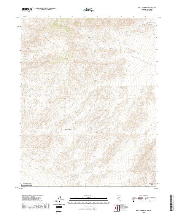 Gold Mountain topographic map thumbnail