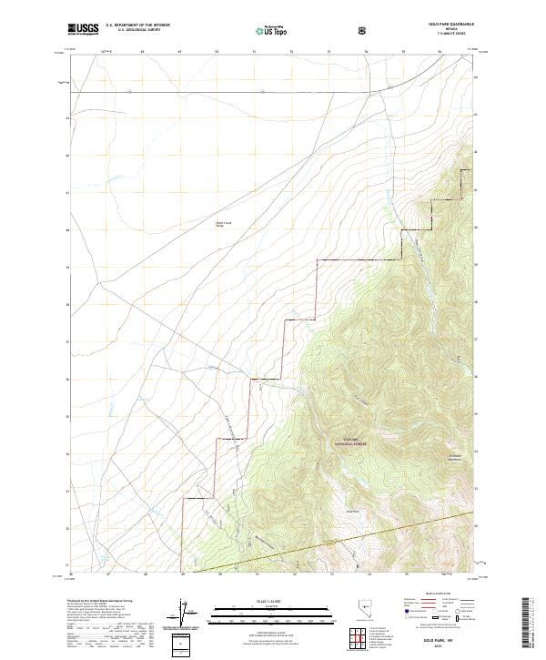 Gold Park topographic map thumbnail