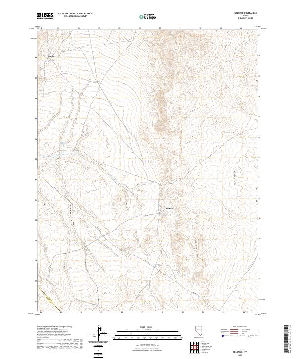 Goldyke 2021 topographic map thumbnail