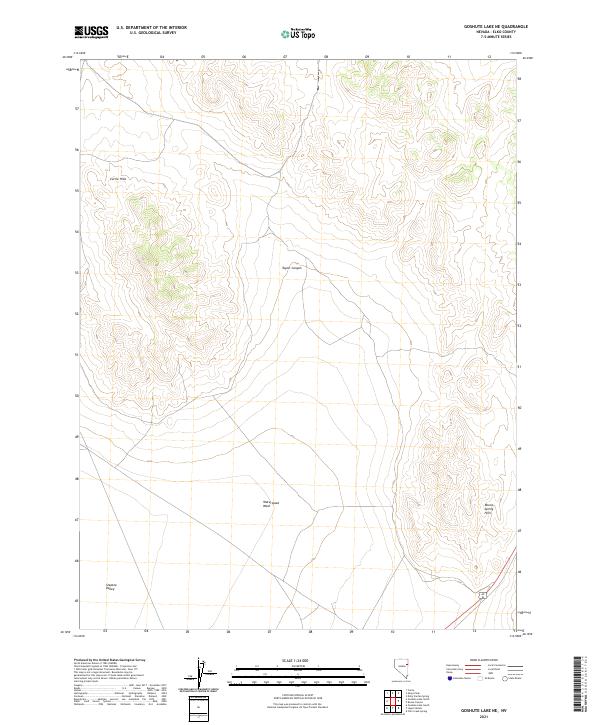 Goshute Lake NE topographic map thumbnail