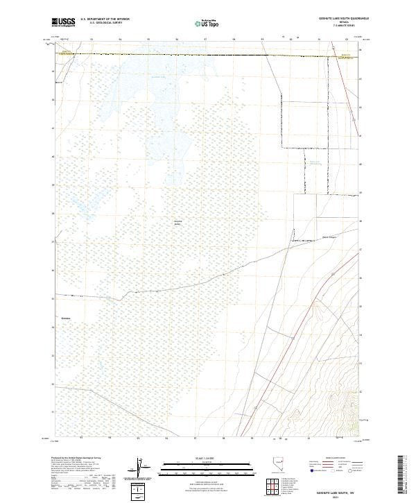 Goshute Lake South topographic map thumbnail