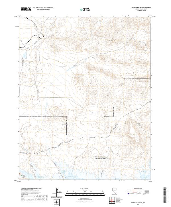 Government Wash topographic map thumbnail