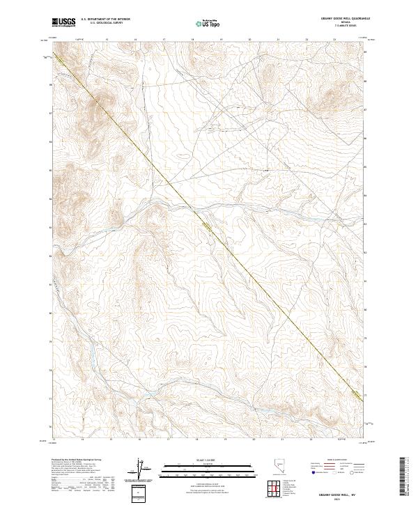 Granny Goose Well topographic map thumbnail