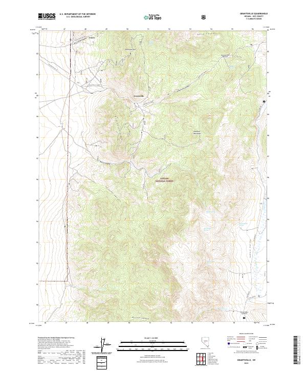 Grantsville 2021 topographic map thumbnail