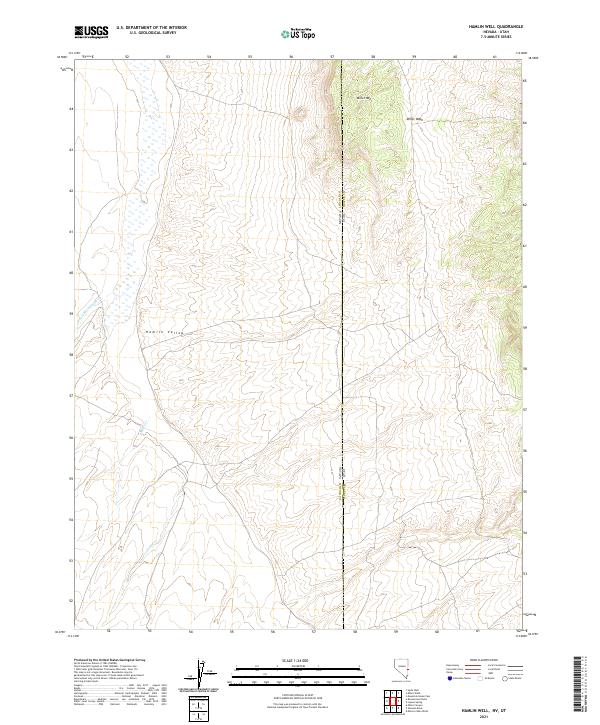 Hamlin Well 2021 topographic map thumbnail