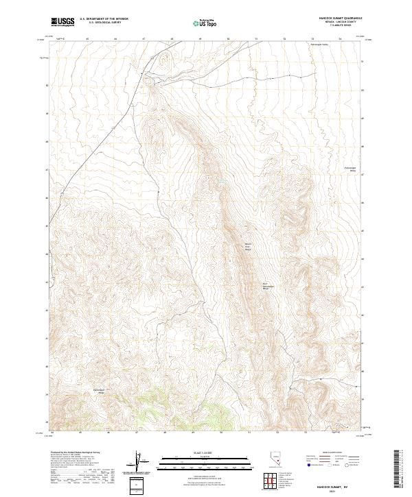Hancock Summit 2021 topographic map thumbnail