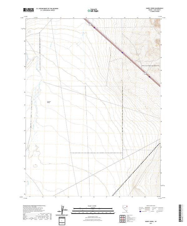 Hardy Creek 2021 topographic map thumbnail