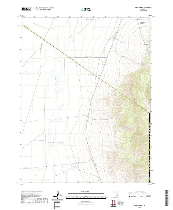 Hardy Springs topographic map thumbnail