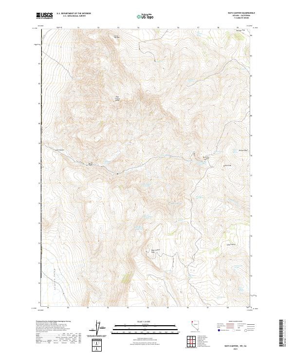 Hays Canyon topographic map thumbnail