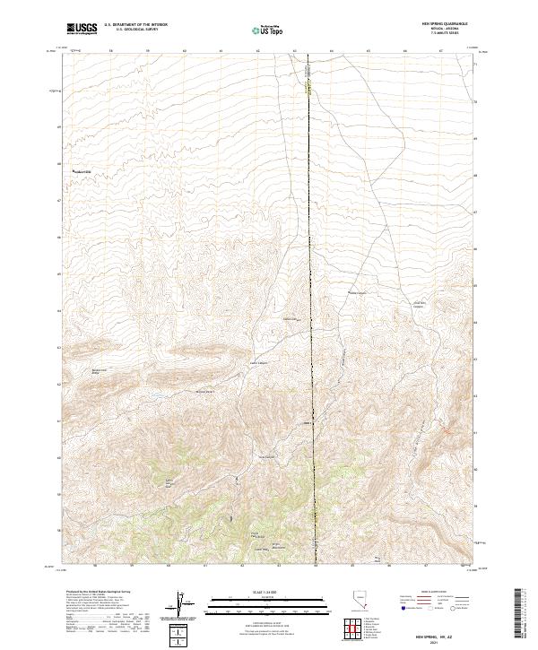 Hen Spring 2021 topographic map preview